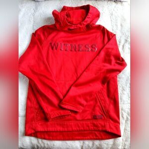 Nike Boy's "Witness" Red Hoodie Size XL